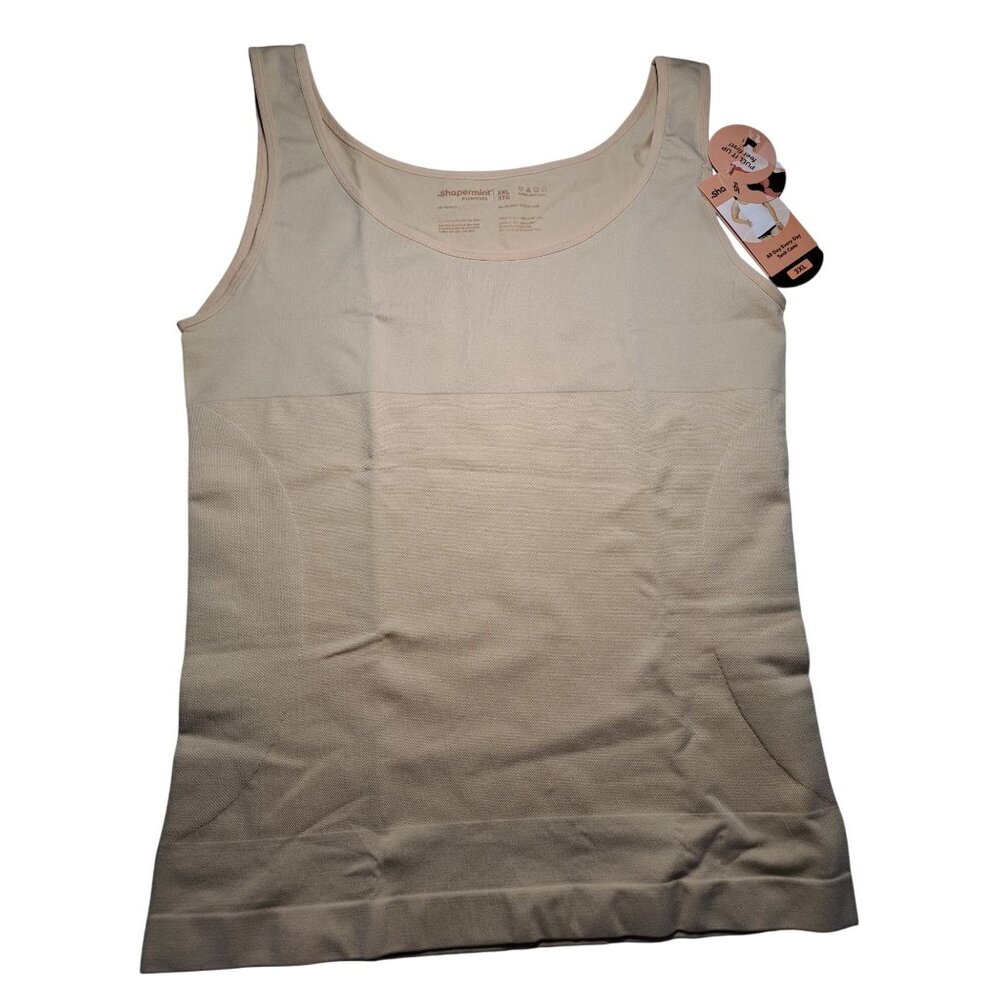 New Shapermint Essentials Beige All Day Every Day Tank Cami 3XL Shapewear
